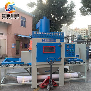 非標(biāo)定制圓管通過式自動(dòng)噴砂機(jī)