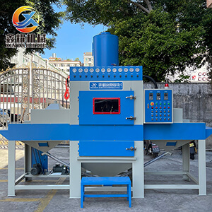 長條型材方通雙面輸送式自動(dòng)噴砂機(jī)