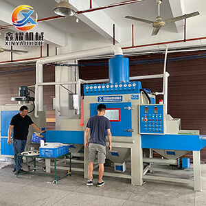 河北輸送式噴砂機XY-1517A鋁方通噴砂機