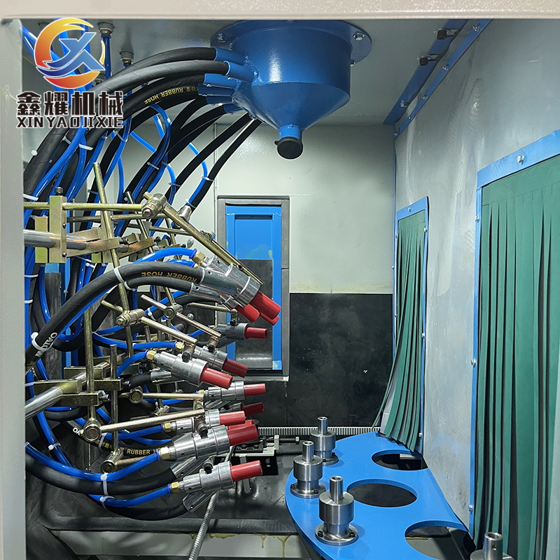 什么是轉(zhuǎn)盤式自動噴砂機(jī)