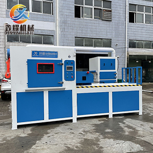 智能環(huán)保臺車自動推進式圓管外壁噴砂機