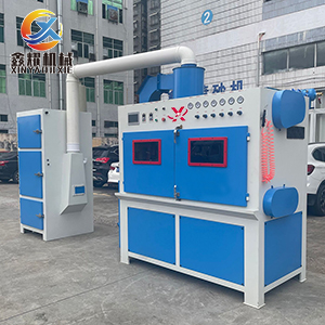 江蘇無錫圓管噴砂機 鋼管表面處理自動滾軸式噴砂機